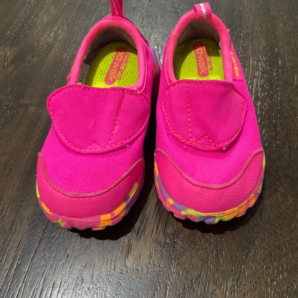 Skechers Go Walk Slip On Athletic Active Shoes Pink & Tie Dye Baby Girls Size 5 - Picture 13 of 15